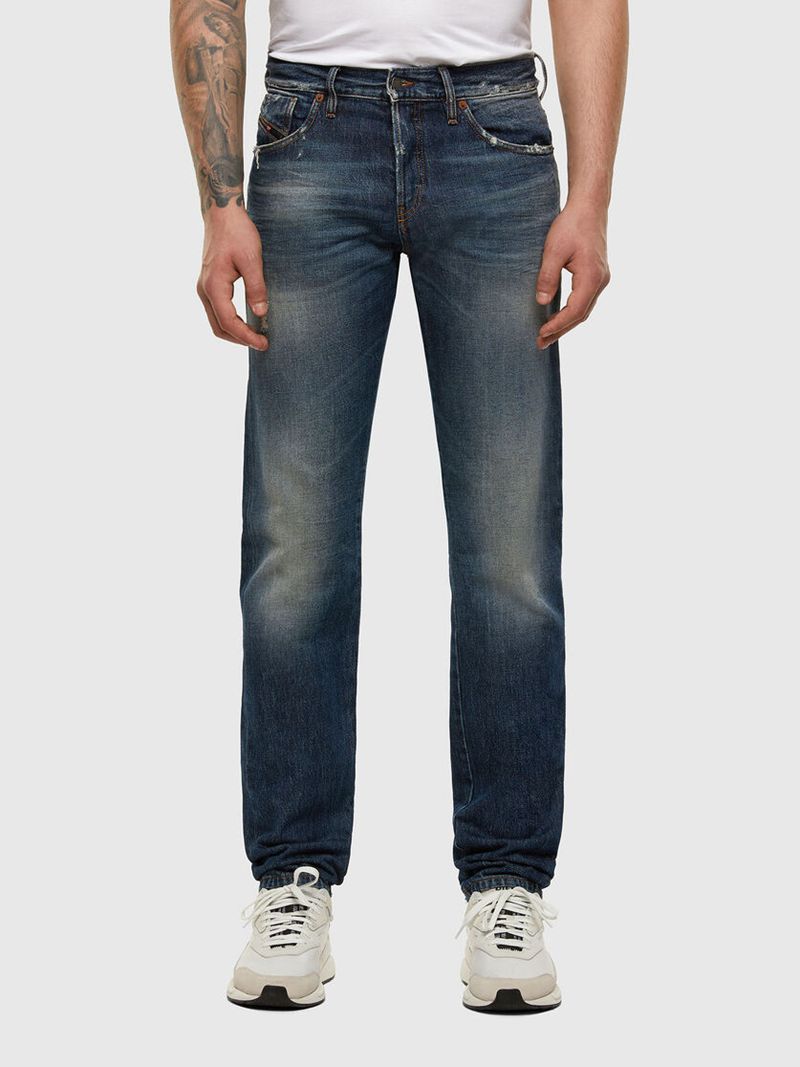 Jeans Slim Diesel D-Kras 009ew Homem - Azuis Escuro CFHKD-8561